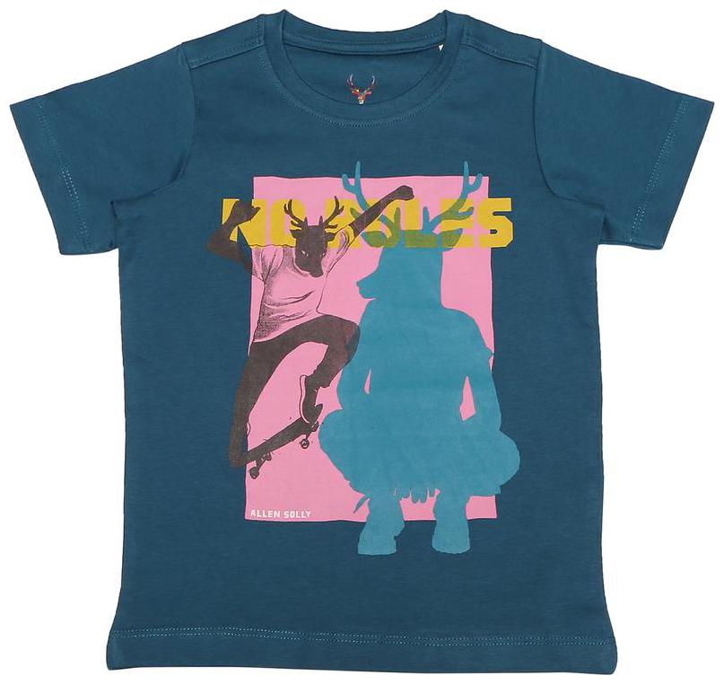 

Allen Solly Boy Cotton Printed T-shirt - Blue