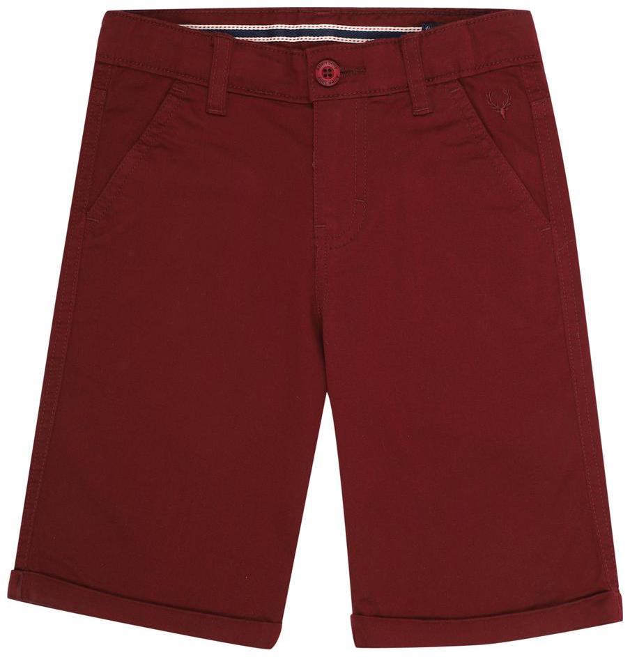 

Allen Solly Maroon Shorts 3 4ths For Boy