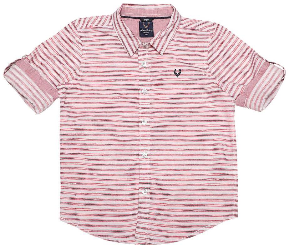 

Allen Solly Boy Cotton Striped Shirt Pink