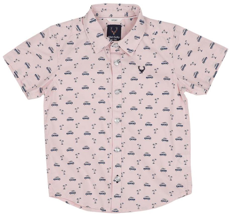 

Allen Solly Boy Cotton Printed Shirt Pink
