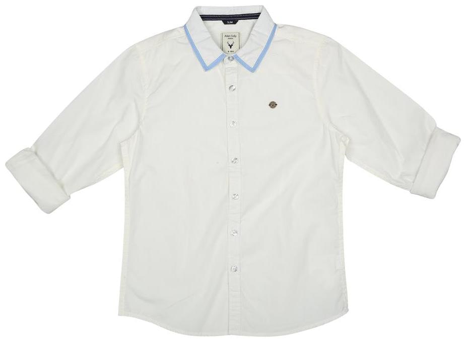 

Allen Solly Boy Cotton Solid Shirt White