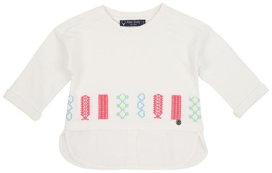 

Allen Solly Girl Cotton Self design Top - White