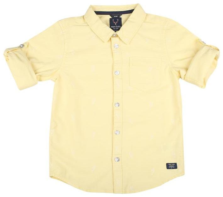 

Allen Solly Boy Cotton Solid Shirt Yellow