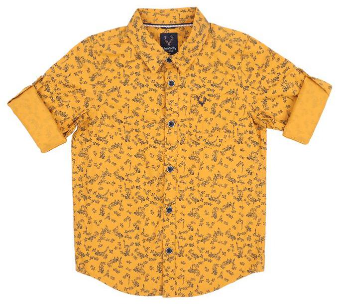 

Allen Solly Boy Cotton Printed Shirt Yellow