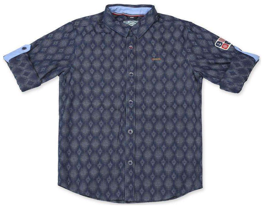 

Allen Solly Boy Cotton Solid Shirt Blue