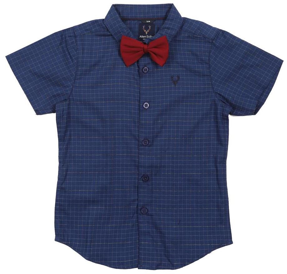 

Allen Solly Boy Cotton Checked Shirt Blue