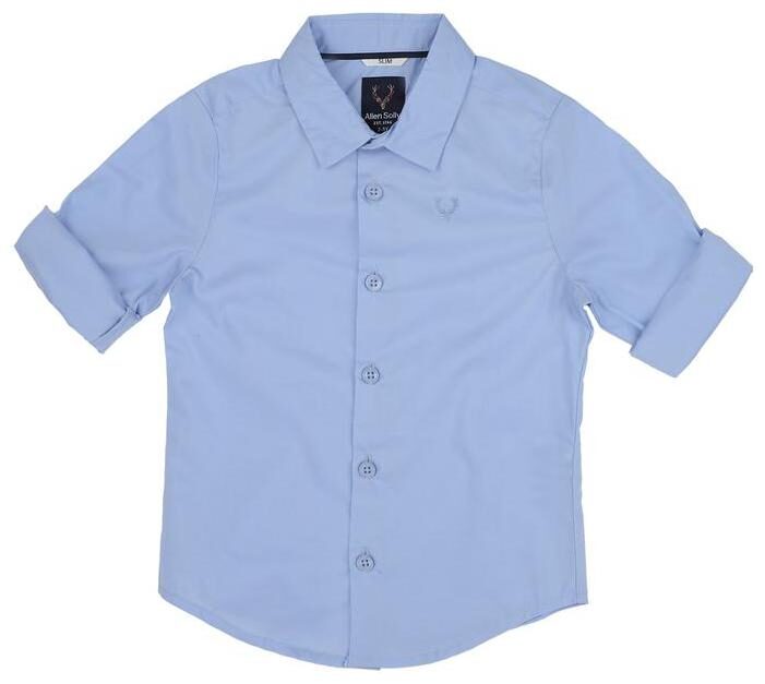 

Allen Solly Boy Cotton blend Solid Shirt Blue