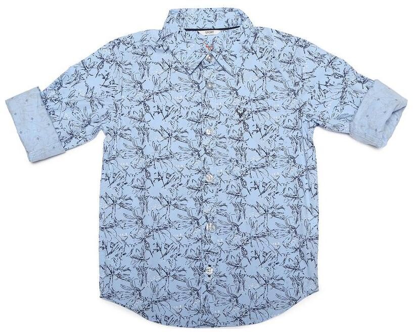 

Allen Solly Boy Cotton Printed Shirt Blue