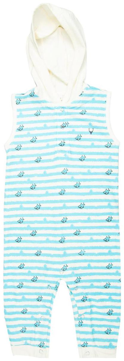 

Allen Solly Baby boy Cotton Printed Body suit - Green White