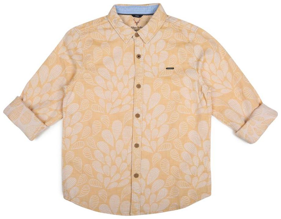 

Allen Solly Boy Cotton Printed Shirt Cream