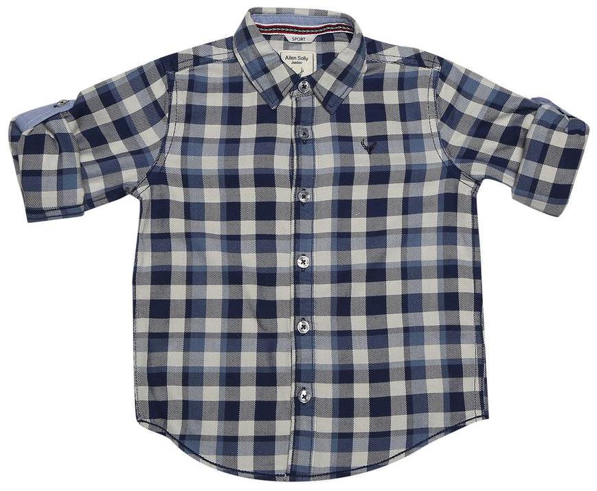 

Allen Solly Boy Cotton Checked Shirt Blue