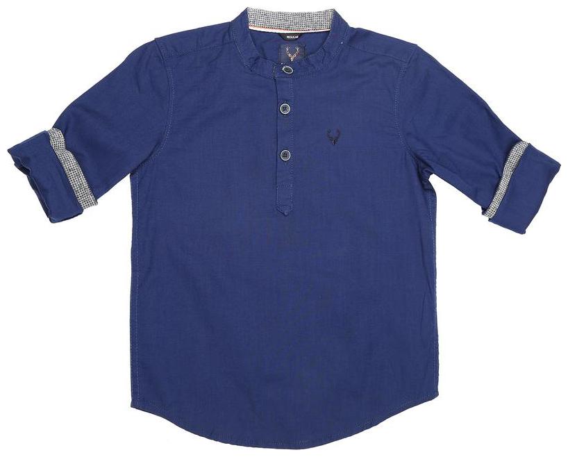 

Allen Solly Boy Cotton Solid Shirt Blue