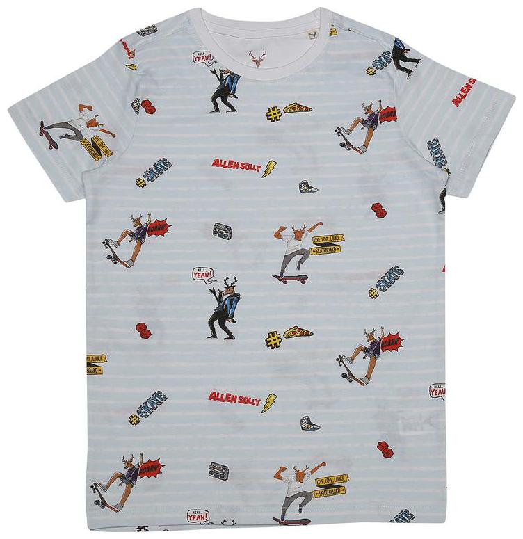 

Allen Solly Boy Cotton Printed T-shirt - Grey