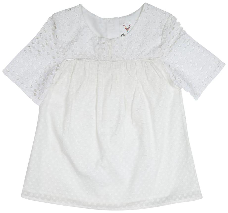 

Allen Solly Girl Cotton Solid Top - White