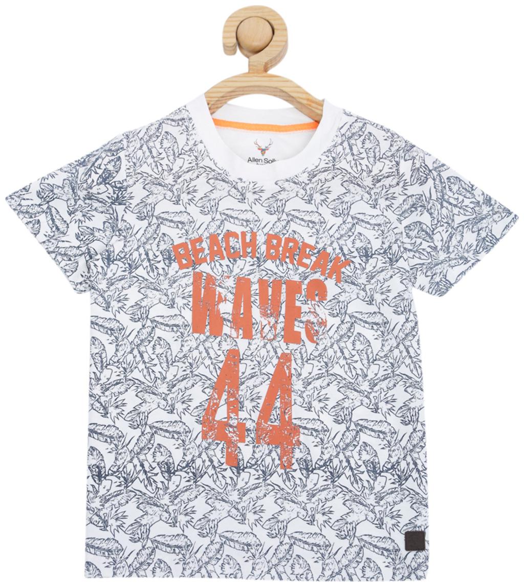 

Allen Solly Boy Blended Solid T-shirt - Blue