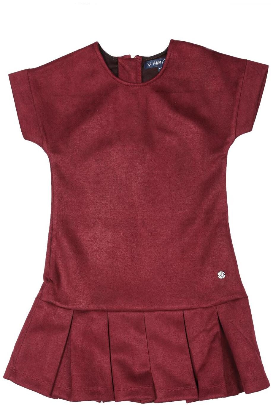 

Allen Solly Maroon Polyester Short Sleeves Knee Length ( Pack of 1 )