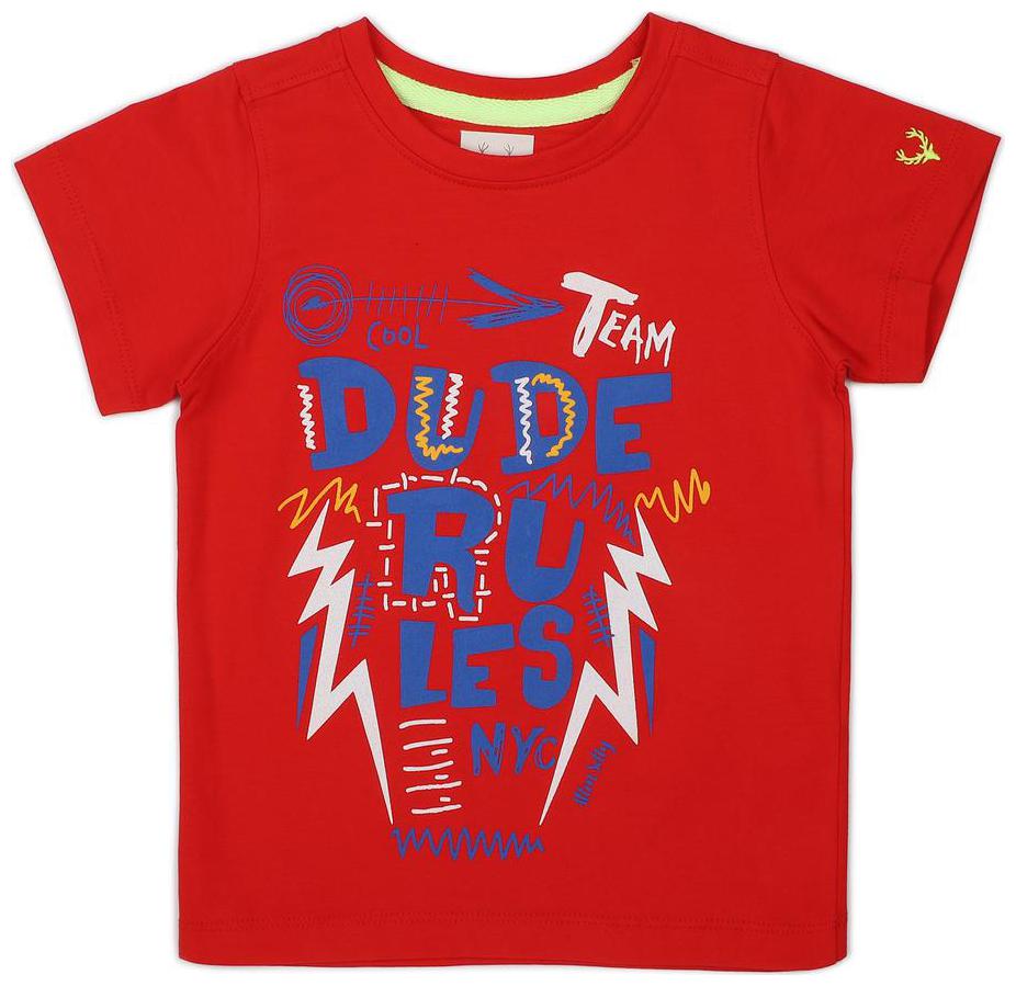 

Allen Solly Boy Cotton Printed T-shirt - Red