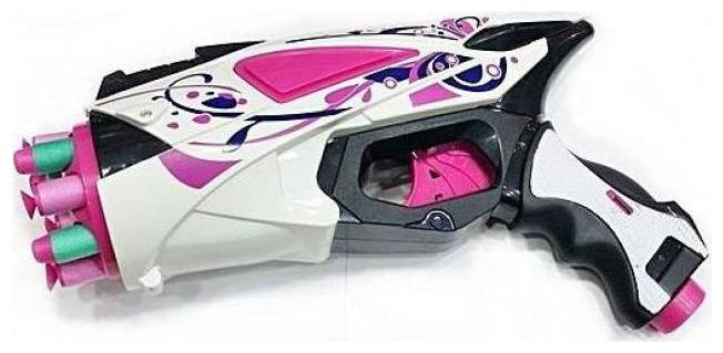 

Amazing Blaze Storm Action Gun Toy with 20 Soft Foam Bullet Darts for Kids (Multicolour)