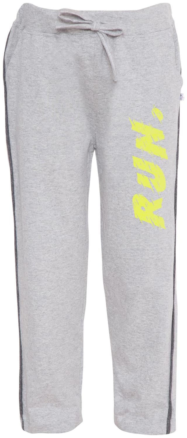 American-Elm Boy Cotton Track pants - Grey