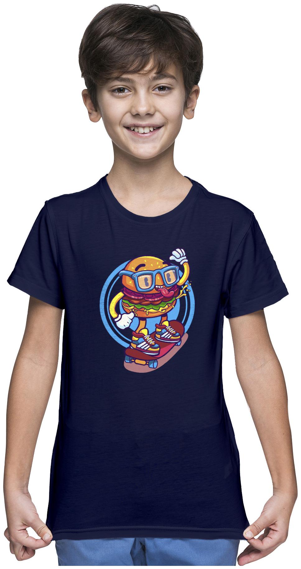

American-Elm Boy Cotton Printed T-shirt - Blue