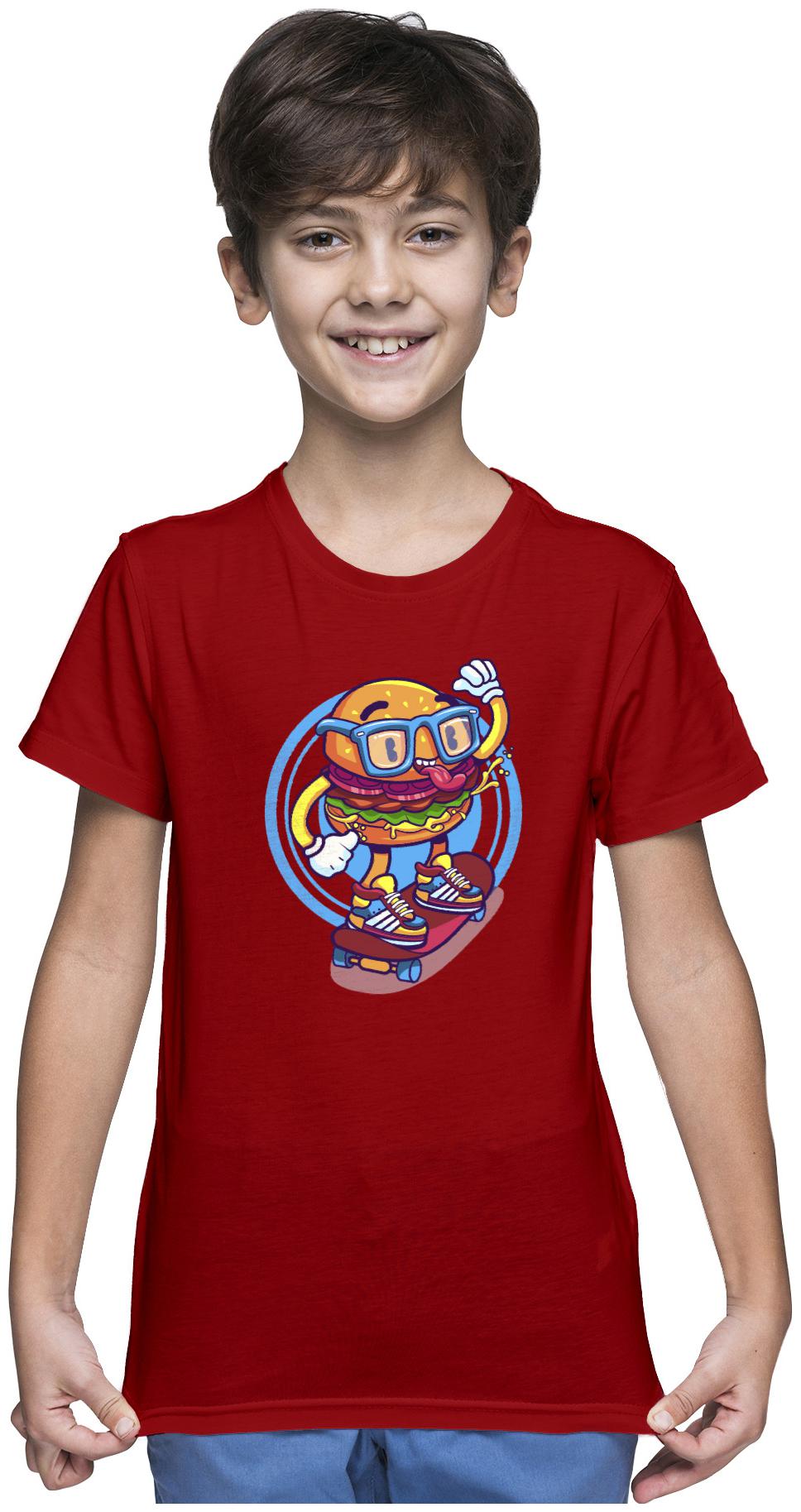 

American-Elm Boy Cotton Printed T-shirt - Red