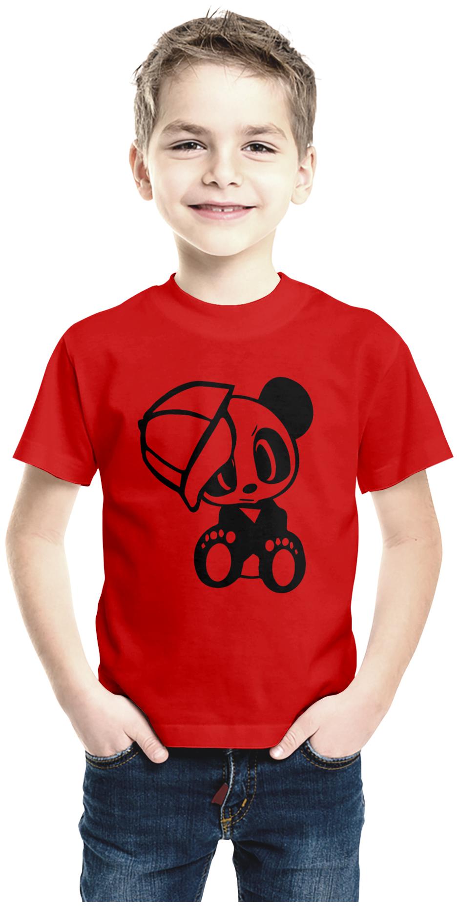 

American-Elm Boy Cotton Printed T-shirt - Red
