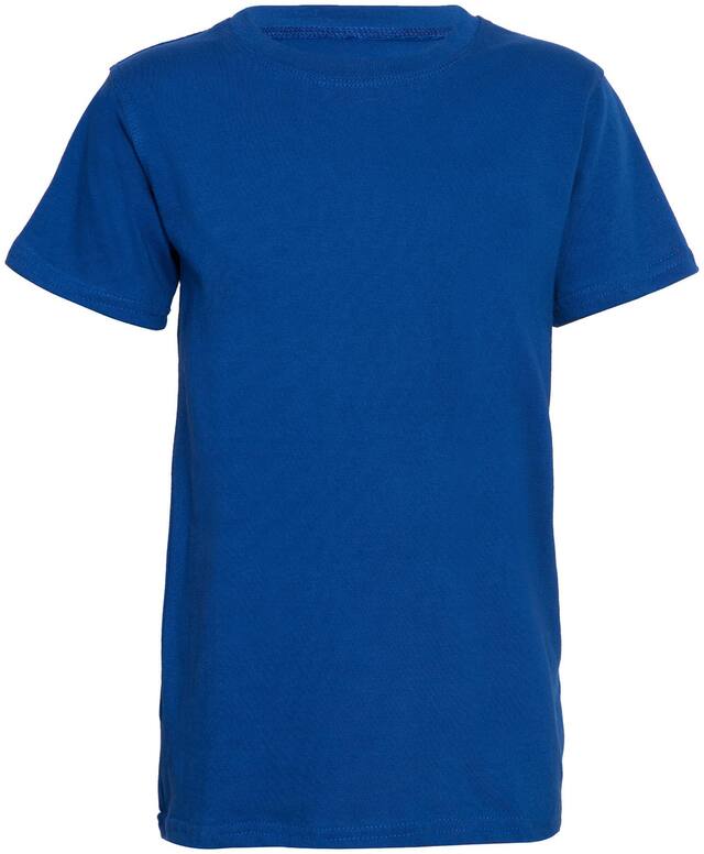 American-Elm Boy Cotton Solid T-shirt - Blue