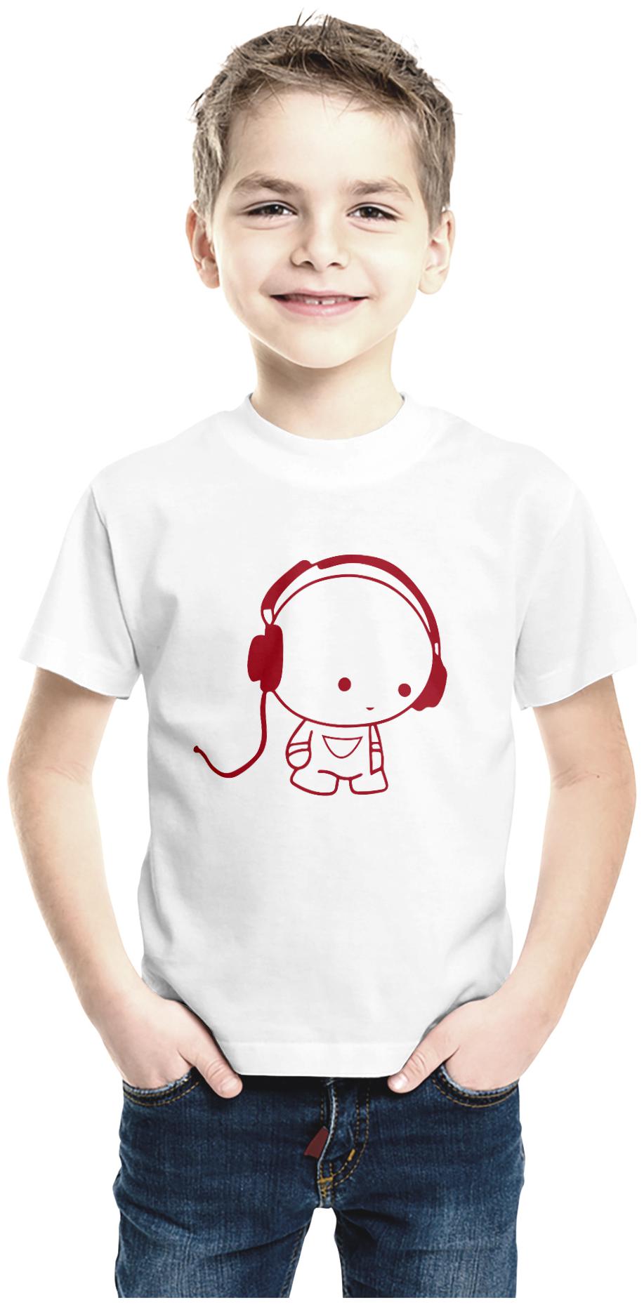 

American-Elm Boy Cotton Printed T-shirt - White