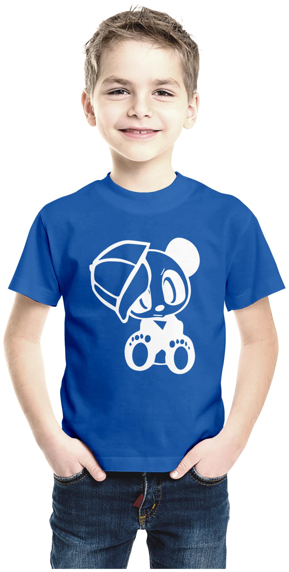 

American-Elm Boy Cotton Printed T-shirt - Blue