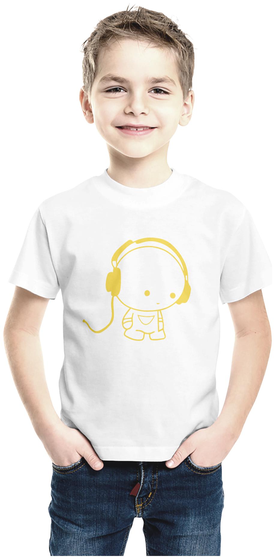 

American-Elm Boy Cotton Printed T-shirt - White
