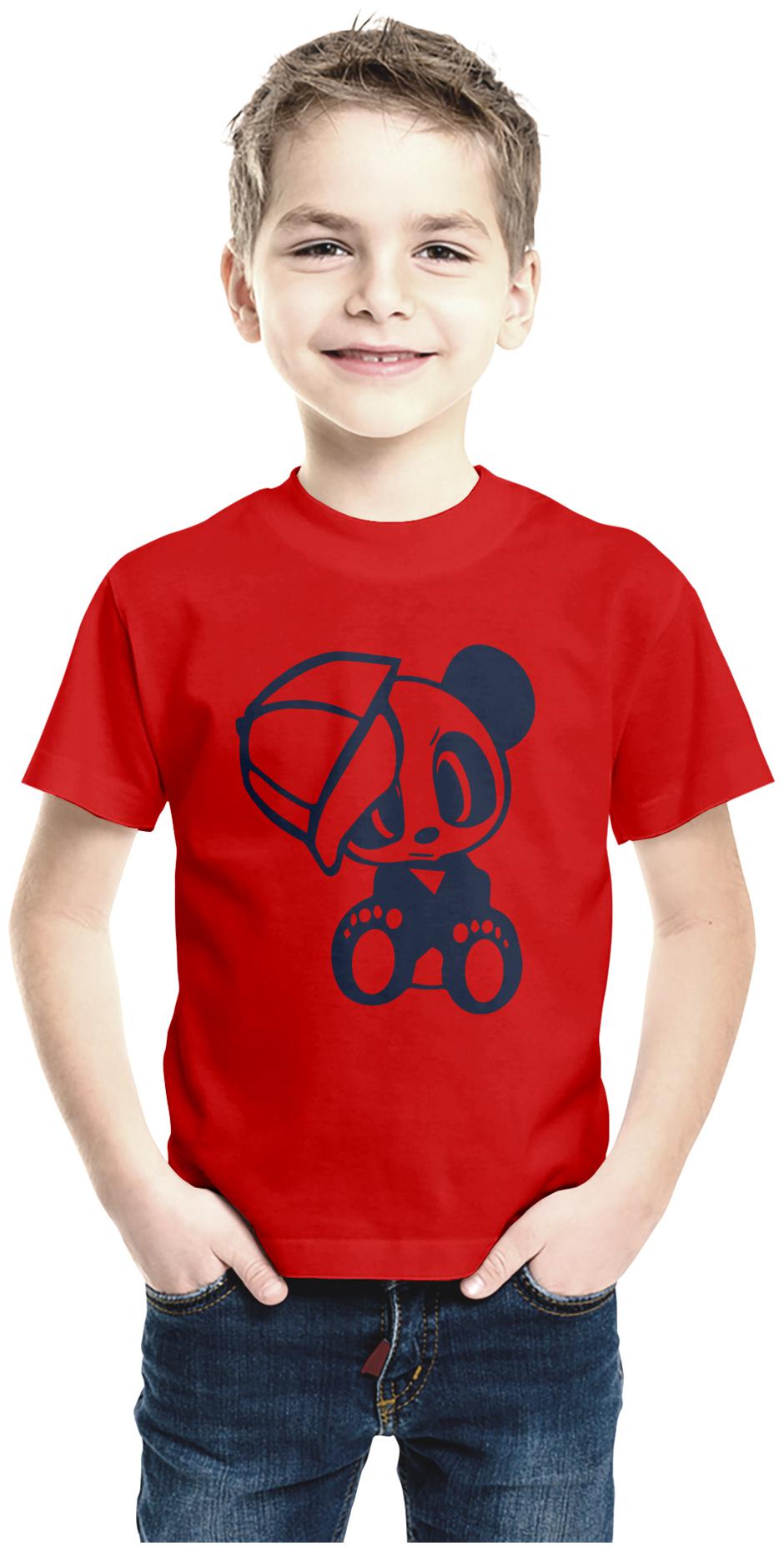 

American-Elm Boy Cotton Printed T-shirt - Red