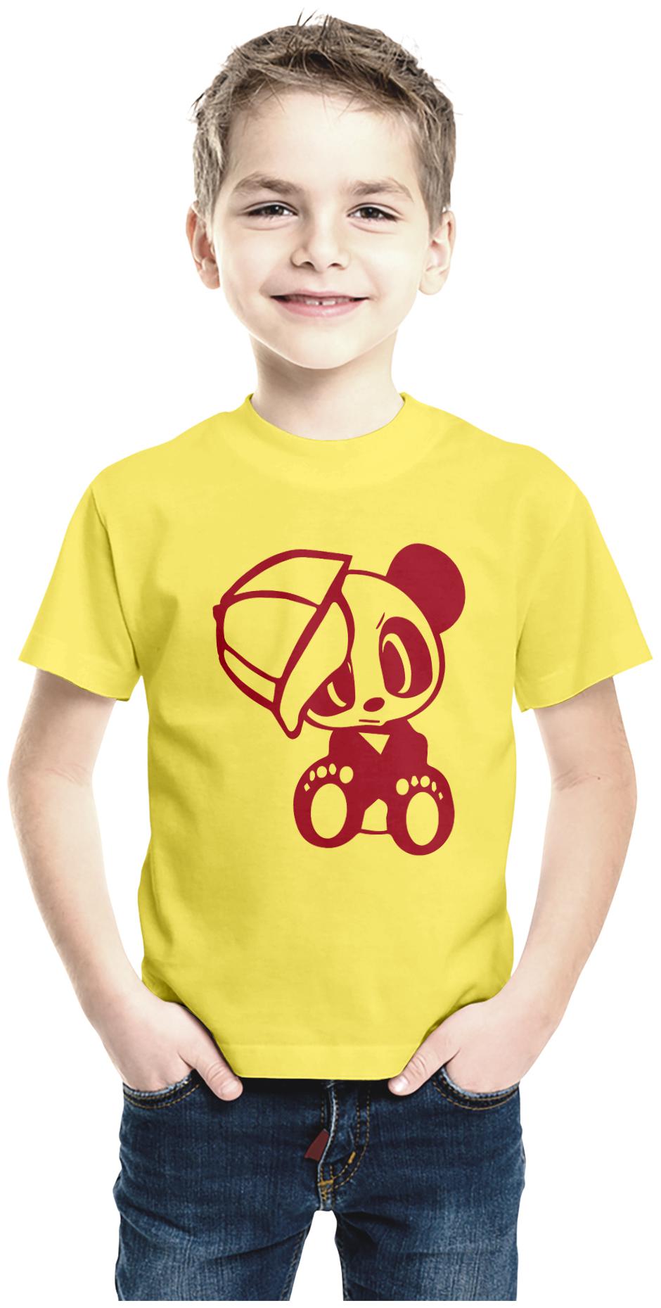 

American-Elm Boy Cotton Printed T-shirt - Yellow