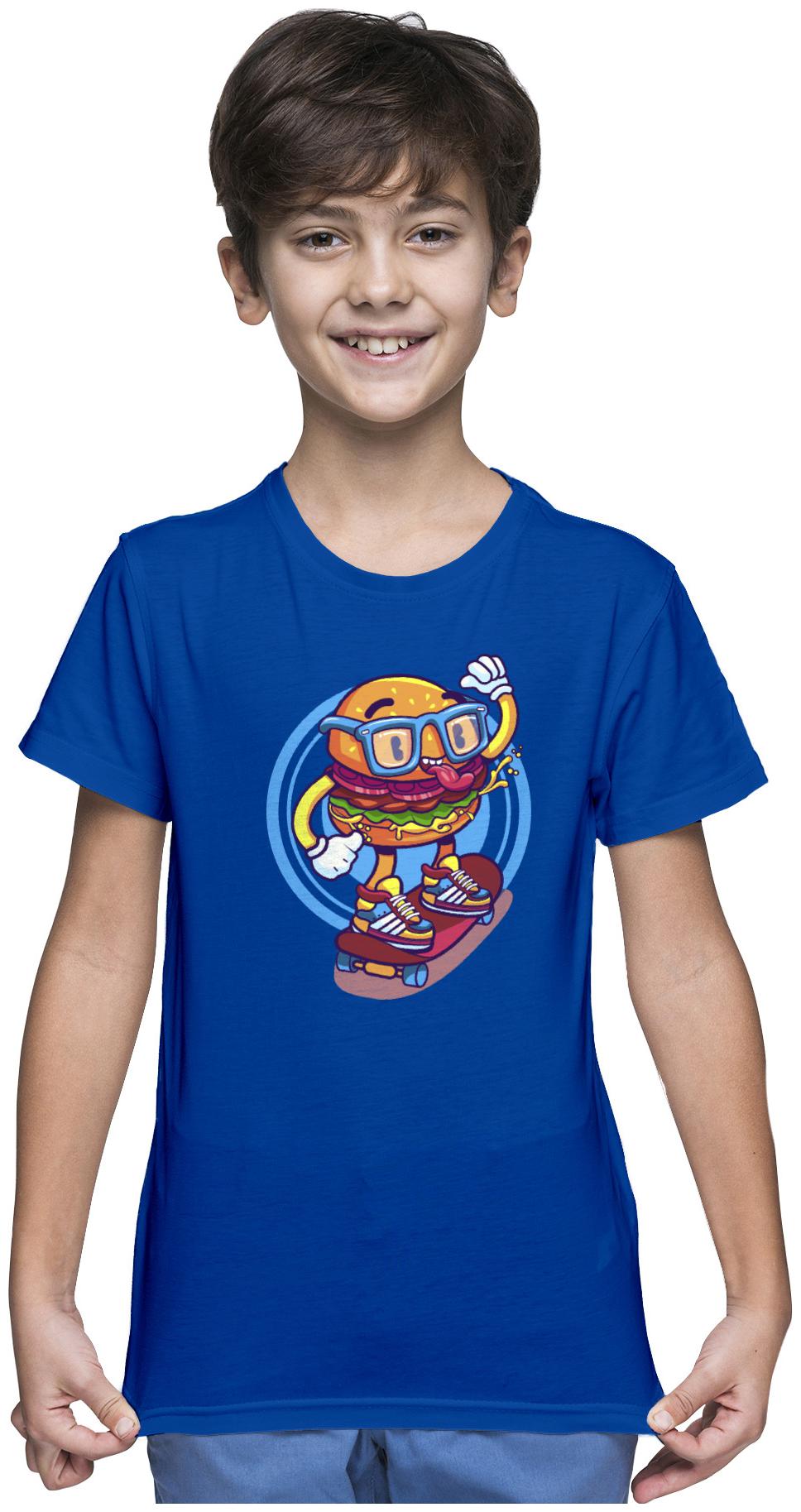 

American-Elm Boy Cotton Printed T-shirt - Blue