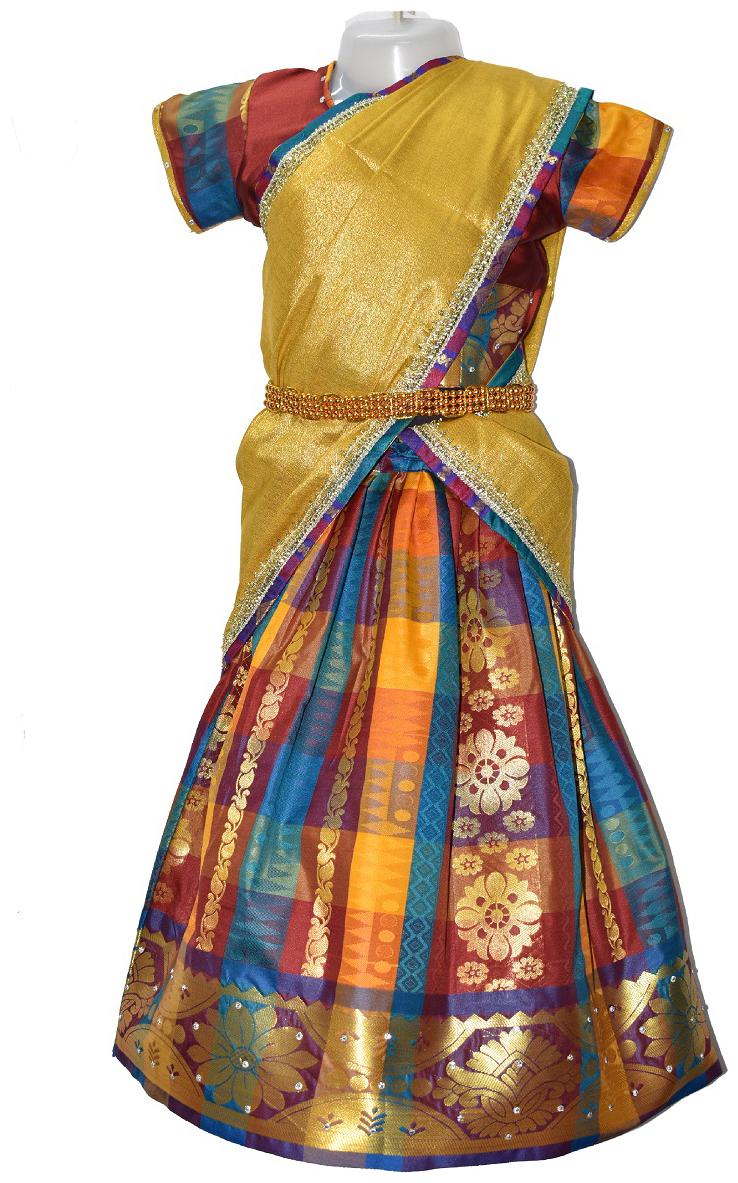 

Amirtha Fashion Art silk Abstract Short sleeves Lehenga choli - Maroon