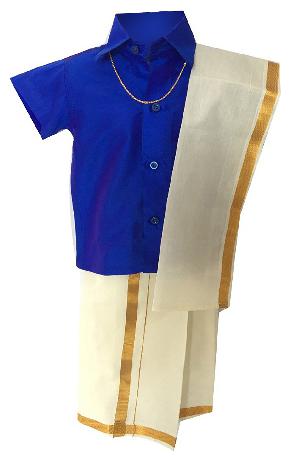 

Amirtha Fashion Boys Traditional Dhoti and Shirts