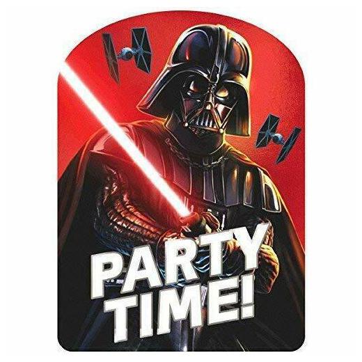 

Amscan 490156 Darth Vader Party Invites Pack of 8 Multicolor
