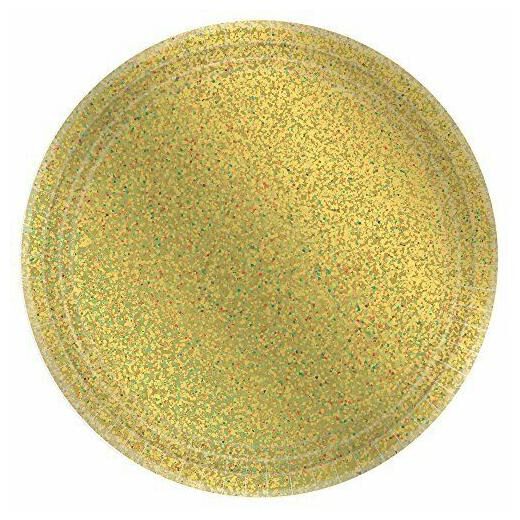 

Amscan Gold Prismatic Dinner Plates (8 ct)