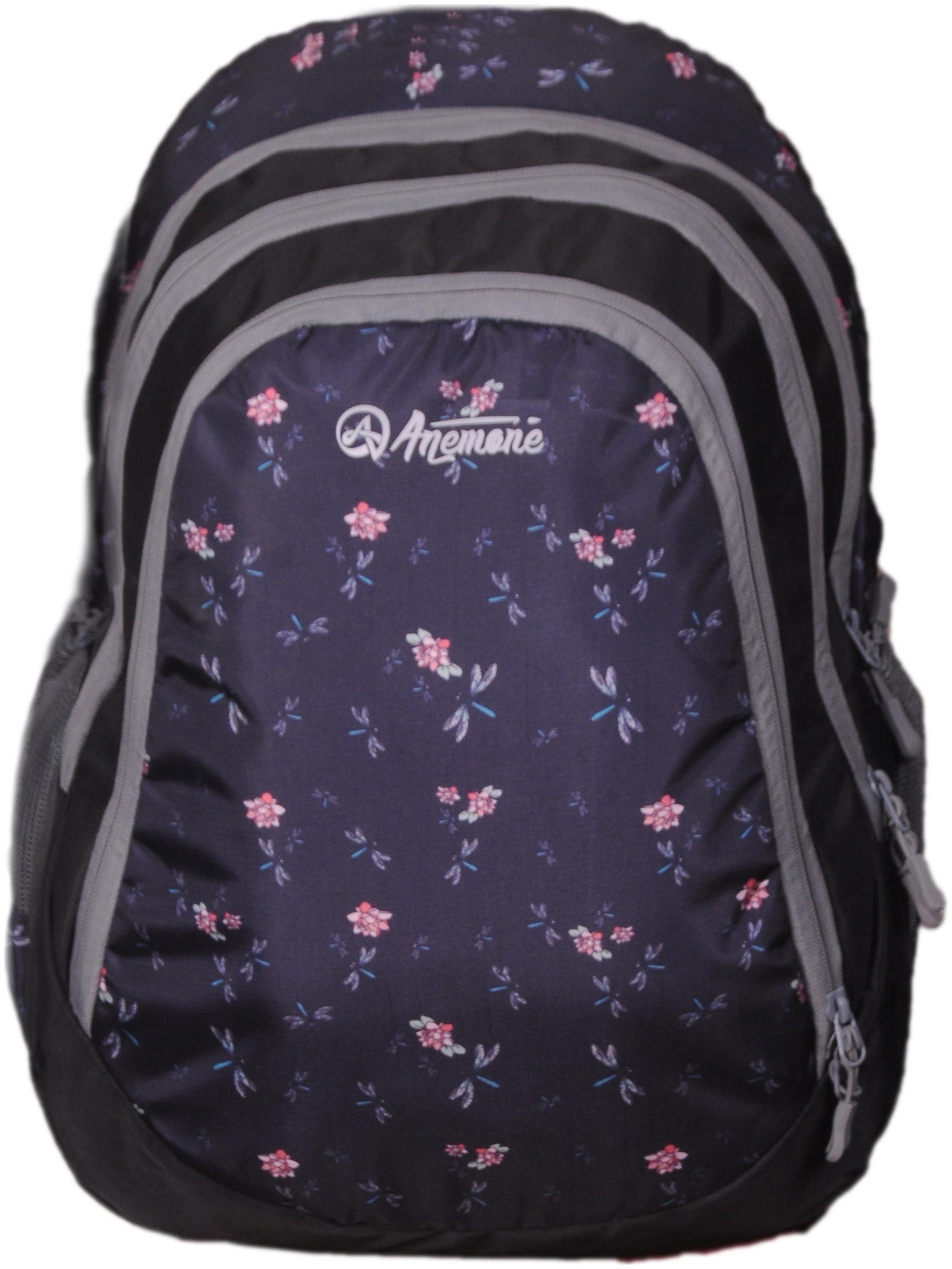 

Anemone Polyester 27 LTR Backpack School Bag 20 (Black) with Rain Cover