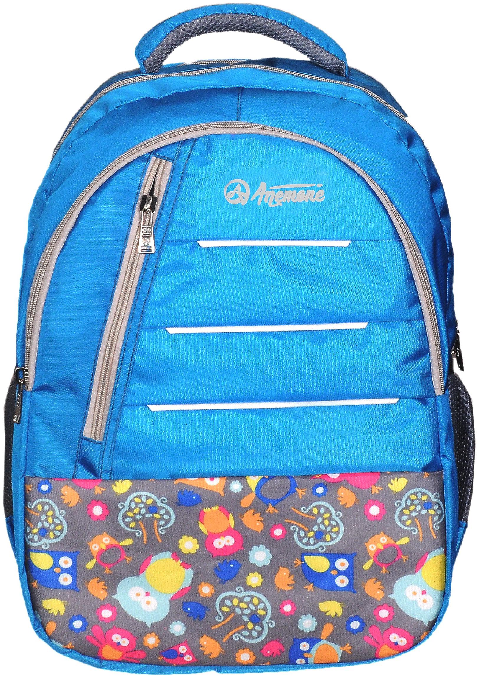 

Anemone Polyester 27 LTR Backpack School Bag 14 (Blue)
