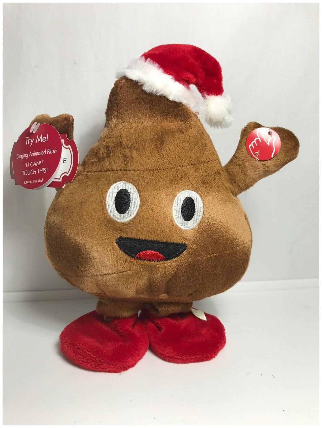 

Animated Dancing Singing Twistee Can t Touch This SANTA POOP Emoji Dan Dee NEW