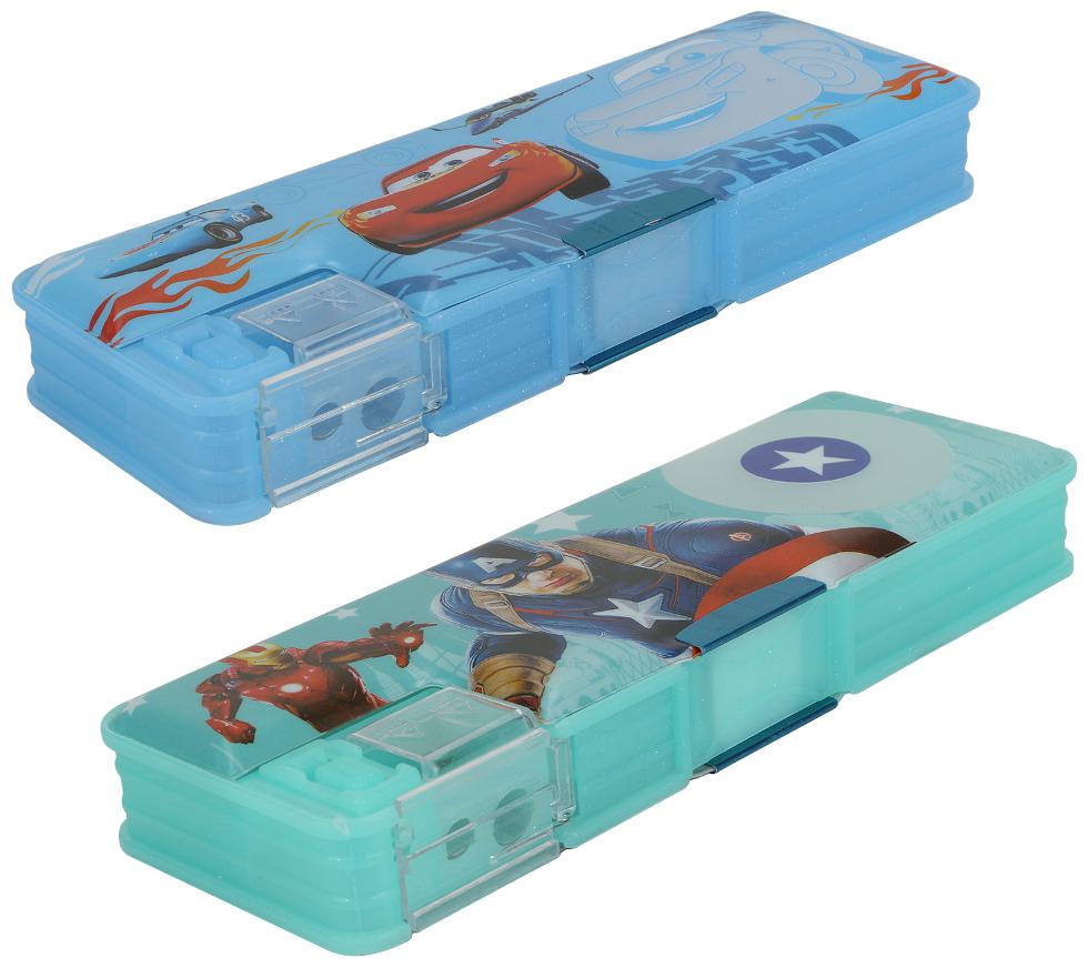 

ASERA Car and Avengers Character Pencil Box Birthday Return Gift for Kids (Pack of 2 pcs)