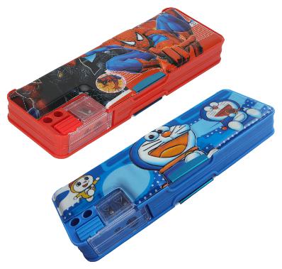 

ASERA Spiderman Doraemon Pencil Box Birthday Return Gift For Kids (Pack of 2 pcs)