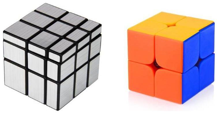 

Assemble Magic Rubik Silver Mirror 2x2 Combo Puzzle Cube Brainstorming Game Toy (2 pcs) (2 pcs)