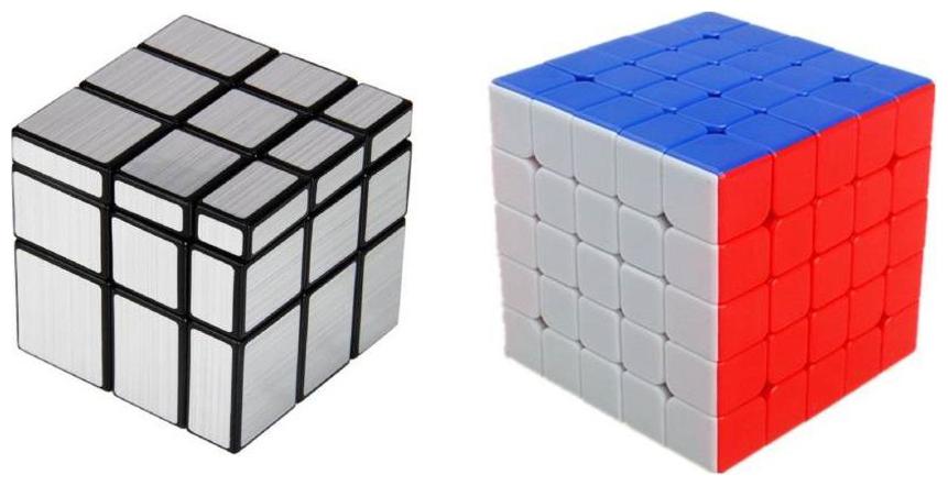 

Assemble Magic Rubik Silver Mirror 5x5 Combo Puzzle Cube Brainstorming Game Toy (2 pcs)