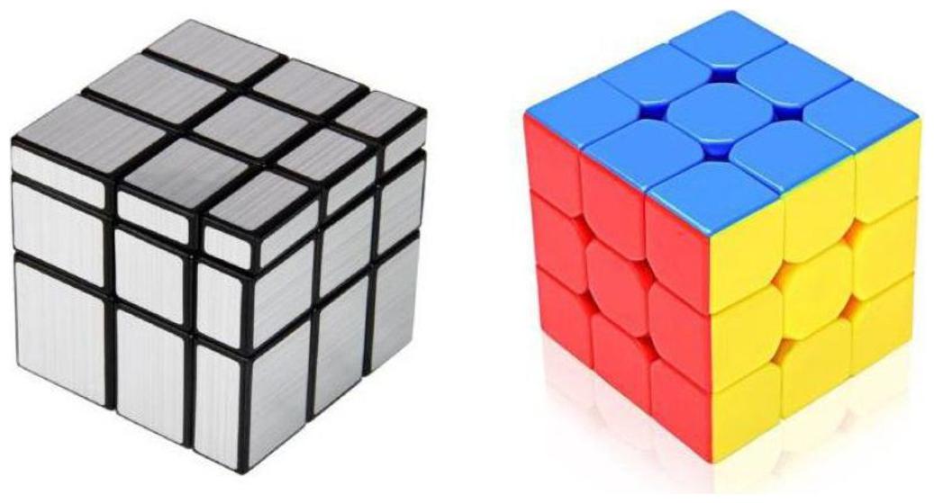 

Assemble Magic Rubik Silver Mirror 3x3 Combo Puzzle Cube Brainstorming Game Toy (2 pcs) (2 pcs)