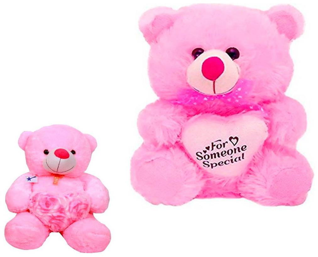

ATTRACTIVE Pink Teddy Bear - 60 cm 30 cm