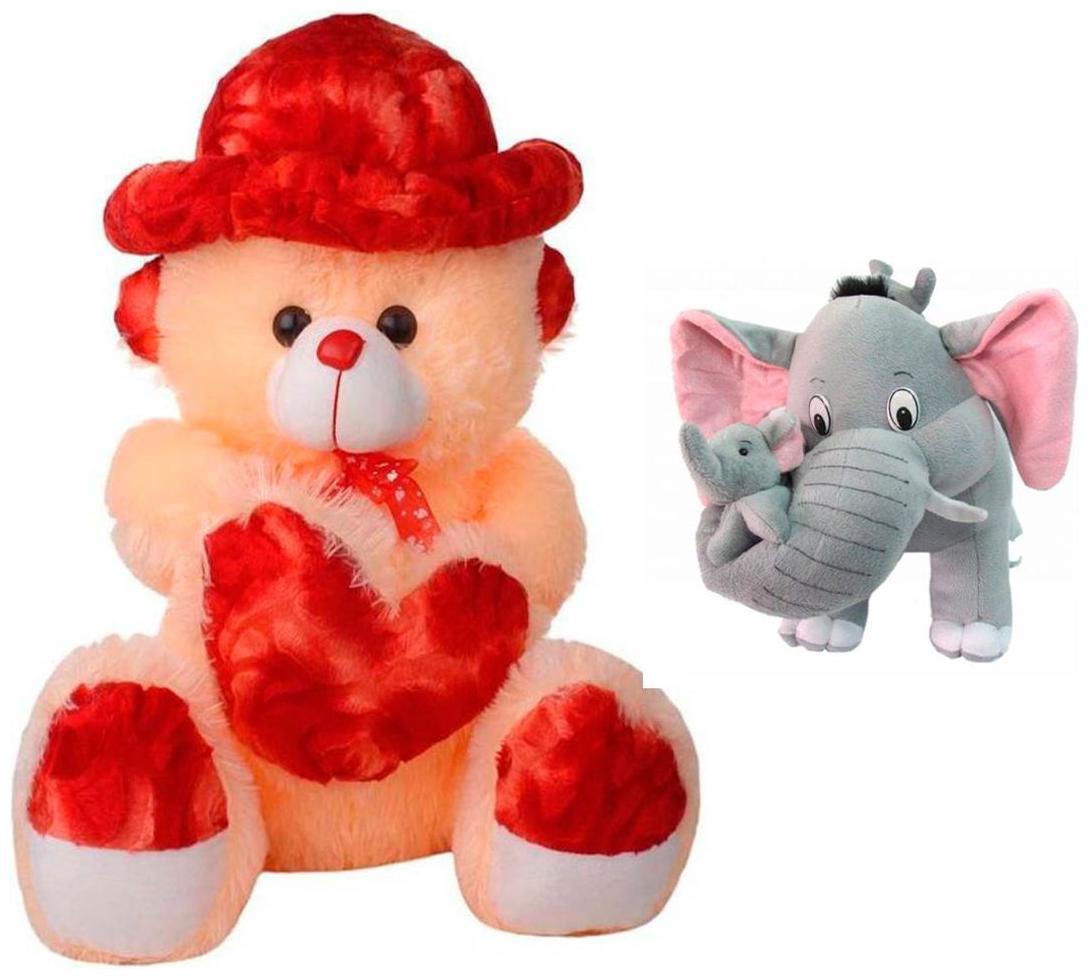 

ATTRACTIVE Cream Teddy Bear - 90 cm