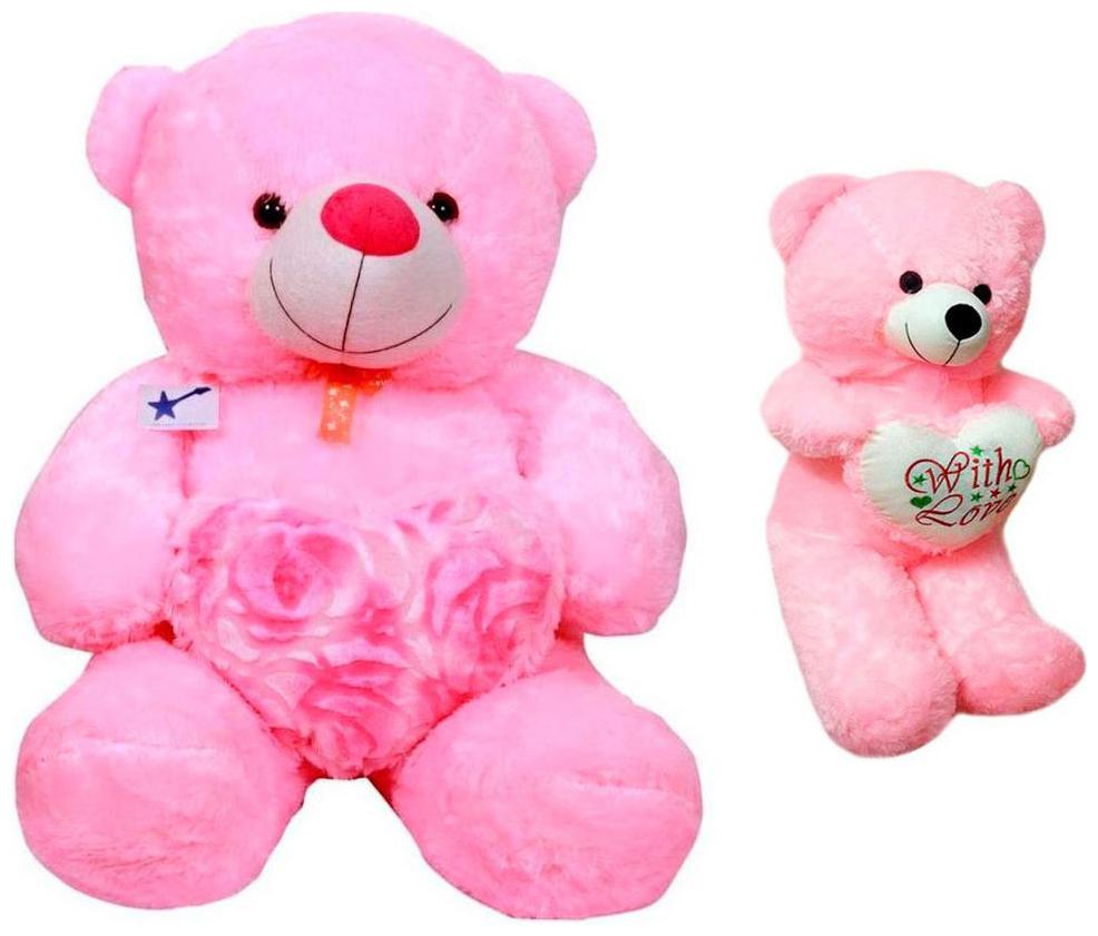 

ATTRACTIVE Pink Teddy Bear - 85 cm 42 cm