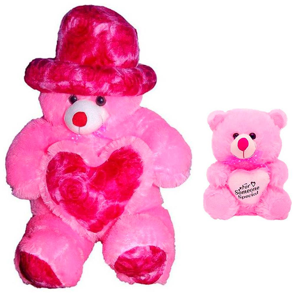 

ATTRACTIVE Pink Teddy Bear - 90 cm 30 cm