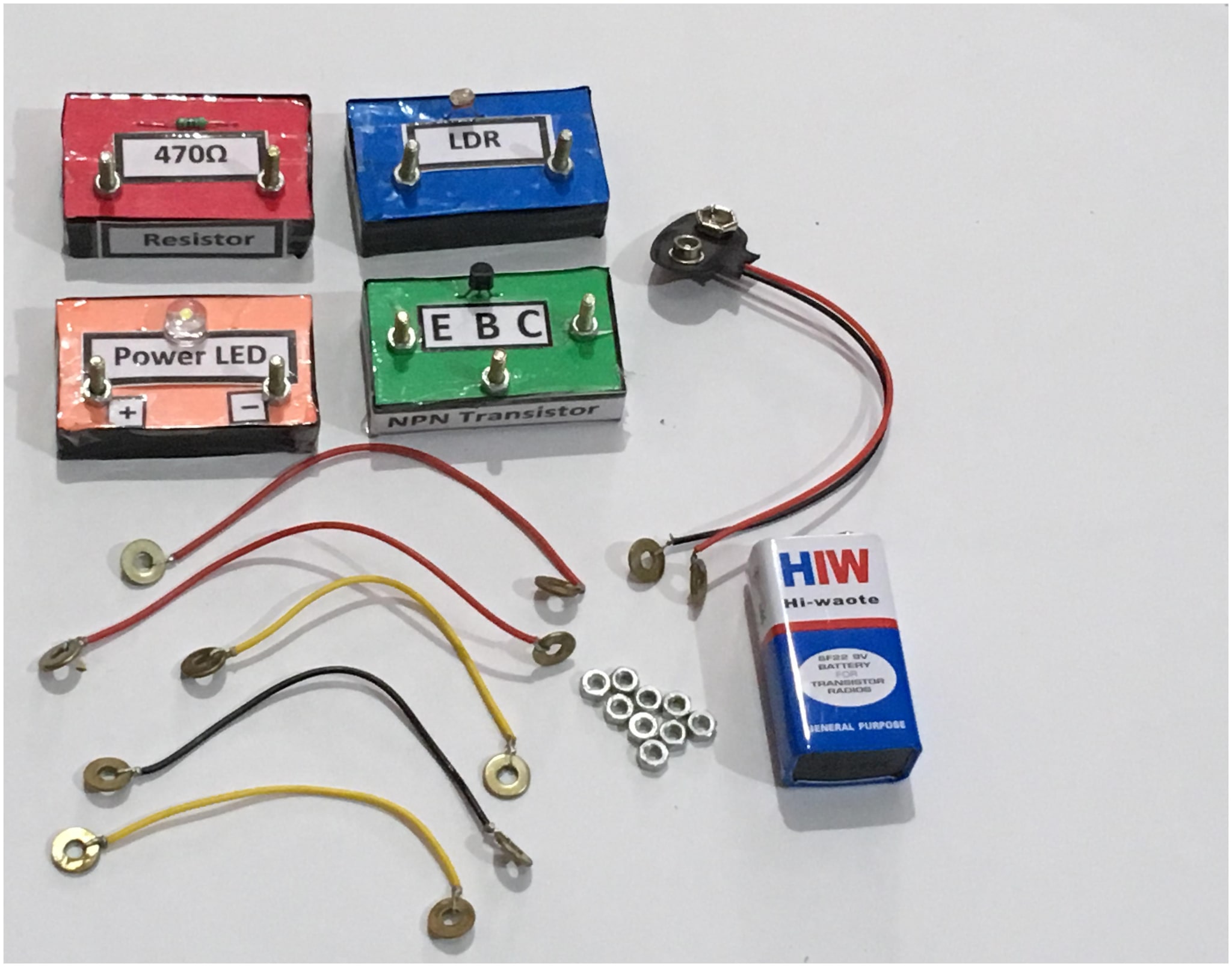 

AUTOMATIC LIGHT CONTROL DIY PROJECT KIT (Using Component Blocks)